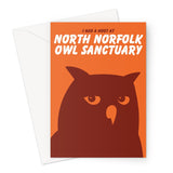 North Norfolk Owl Sanctuary Postcard Greeting Card
