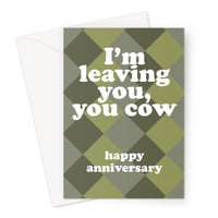 You Cow Greetings Card