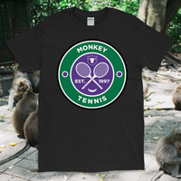 Monkey Tennis T-shirt (Front print)