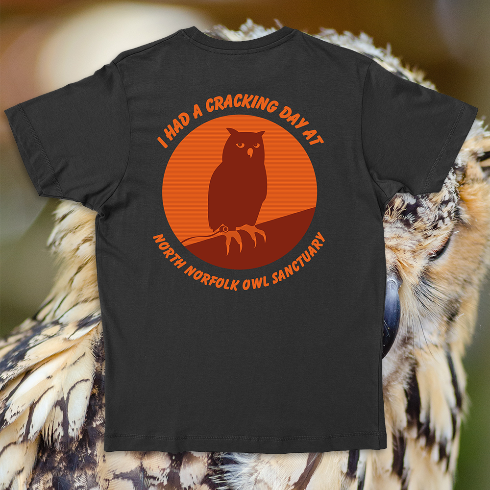 North Norfolk Owl Sanctuary T-shirt (Front and Back print ...