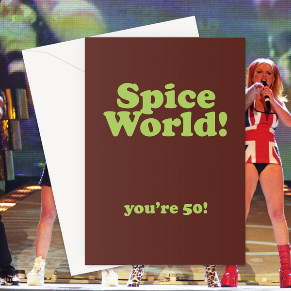 Spice World! Greetings Card